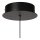 LED Pendelleuchte Glas Schwarz Bernstein 2700K B:30 cm