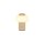 LED Tischlampe Akku Glas Beige Weiß 2700K H:9,5 cm