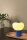 LED Tischlampe Akku Glas Blau Weiß 2700K H:9,5 cm 60 lm