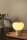 LED Tischleuchte Akku Glas Beige Weiß Pilzlampe 2700K