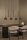 LED Pendelleuchte Kupfer Rauchglas 2200-3300K L:137 cm