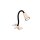 Klemmlampe verstellbar flexibel Beige Schwarz GU10
