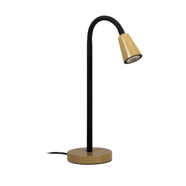 Tischlampe flexibel verstellbar Grün Schwarz GU10 46 cm