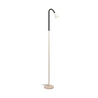 Stehleuchte verstellbar flexibel Beige Schwarz GU10