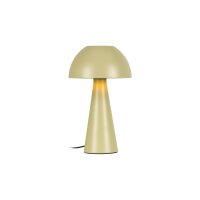 Tischleuchte indirekt Gr&uuml;n Pilzlampe Retro E27 H:33 cm