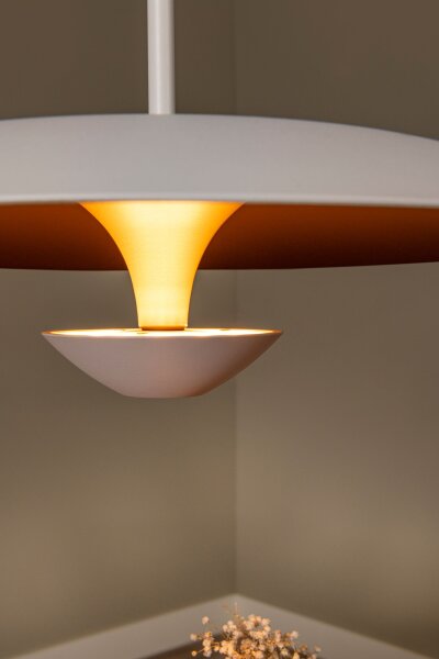 LED Hängelampe verstellbar indirekt Weiß 2700K Ø40 cm