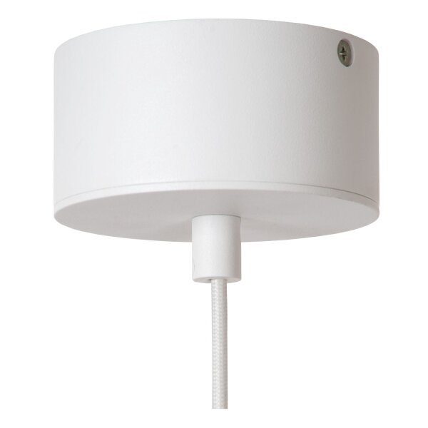 LED Pendelleuchte verstellbar Weiß 2700K Ø60 cm rund