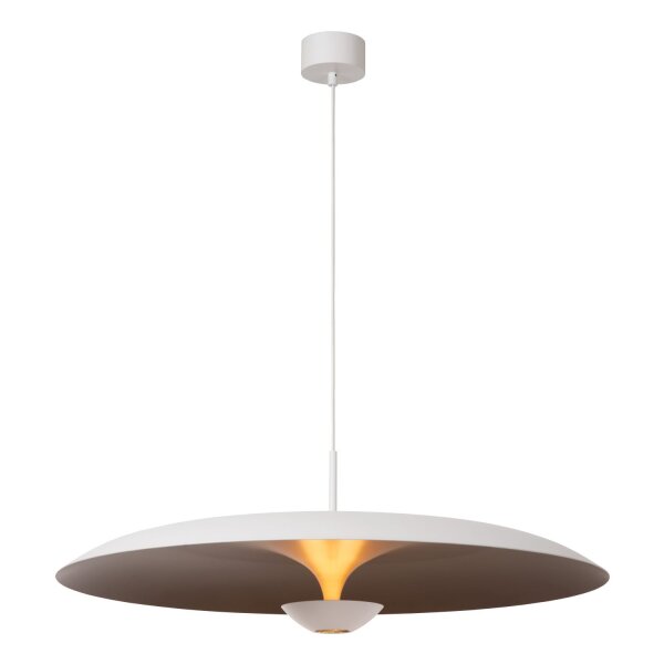 LED Hängelampe verstellbar Weiß 2700K Ø80 cm rund