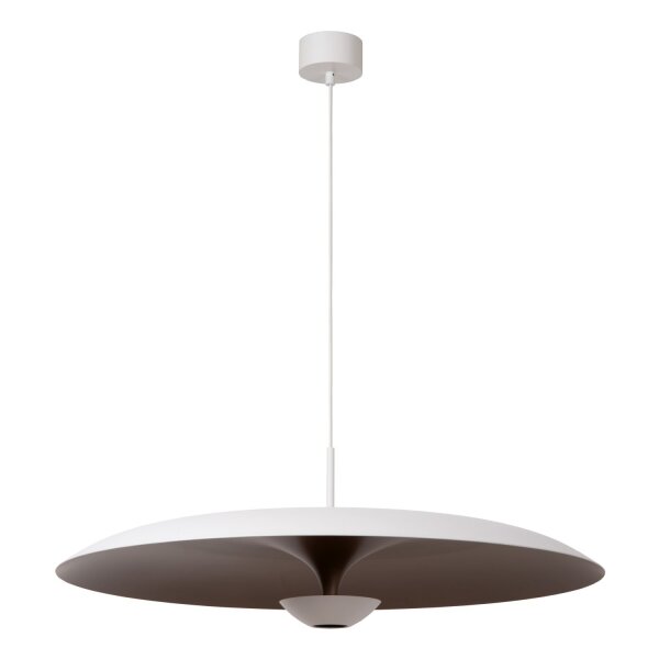 LED Hängelampe verstellbar Weiß 2700K Ø80 cm rund
