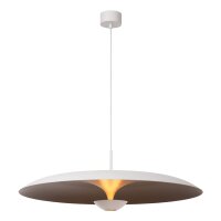 LED H&auml;ngelampe verstellbar Wei&szlig; 2700K &Oslash;80 cm rund