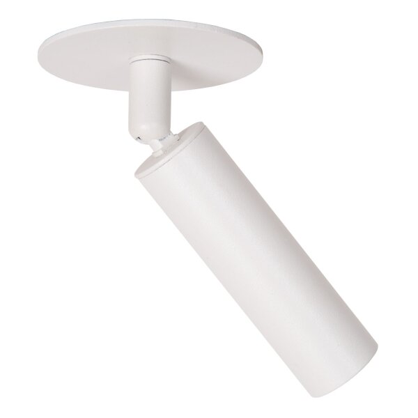 Deckenleuchte schwenkbar drehbar Weiß G9 Ø8 cm modern
