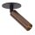 Deckenleuchte schwenkbar drehbar Kaffeebraun G9 Ø8 cm