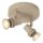 Deckenleuchte schwenkbar verstellbar Taupe GU10 Ø15 cm