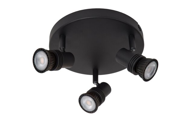 Deckenlampe schwenkbar verstellbar Schwarz GU10 B:21 cm