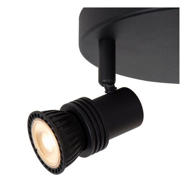 Deckenlampe schwenkbar verstellbar Schwarz GU10 B:21 cm