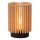 LED Tischleuchte Akku 3er Set Holz Schwarz 2200K