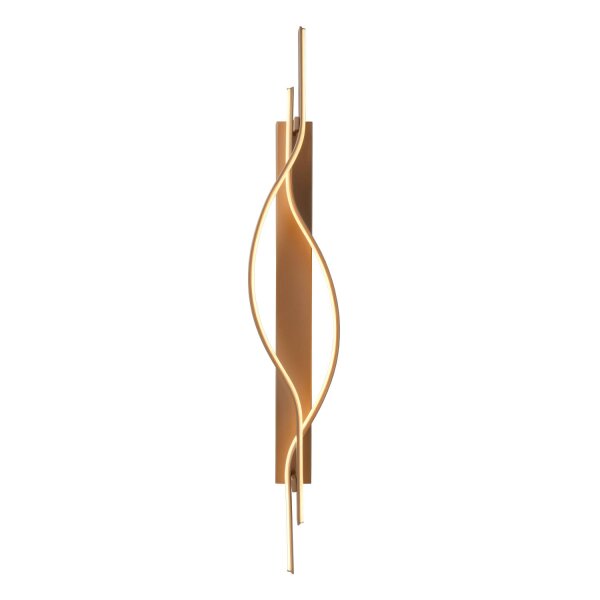 LED Wandleuchte Champagner 2700K H:80,5 cm 1570 lm