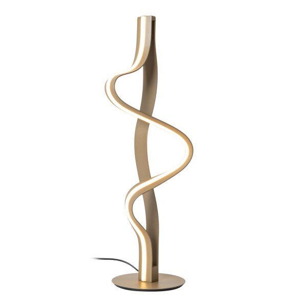 LED Tischlampe dimmbar Champagner 2700K H:60 cm 1750 lm