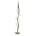 LED Stehlampe dimmbar Messing 2700K 163 cm geschwungen
