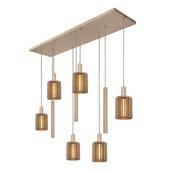Pendelleuchte verstellbar Taupe E27 GU10 L:140 cm