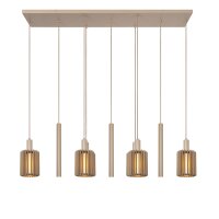Pendelleuchte verstellbar Taupe E27 GU10 L:140 cm