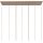 Pendelleuchte verstellbar Taupe E27 GU10 L:140 cm