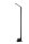 LED Wegelampe Aluminium Schwarz 3000K IP54 H:80,5 cm