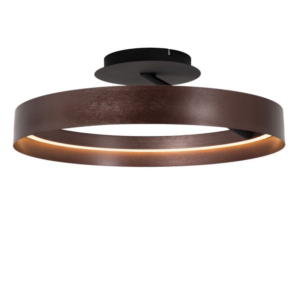 LED Deckenleuchte dimmbar Kaffeebraun 2200-3000K rund