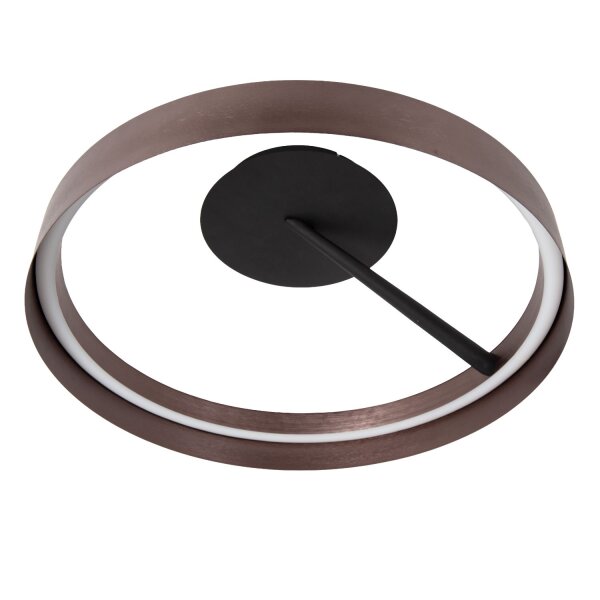 LED Deckenleuchte dimmbar Kaffeebraun 2200-3000K rund