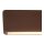 LED Wandleuchte Metall Rostbraun CCT 2700-4000K B:92 cm