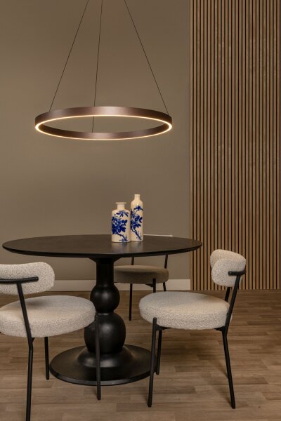 LED Pendelleuchte Aluminium Rostbraun 2700-4000K Ø80 cm