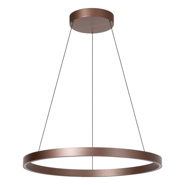 LED Pendelleuchte Aluminium Rostbraun 2700-4000K Ø80 cm