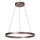 LED Pendelleuchte Aluminium Rostbraun 2700-4000K Ø80 cm
