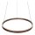 LED Pendelleuchte Aluminium Rostbraun 2700-4000K Ø80 cm