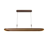LED Pendelleuchte Alu Rostbraun CCT 2700-4000K L:150 cm