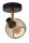 Deckenlampe schwenkbar Schwarz Messing E14 L:14,5 cm