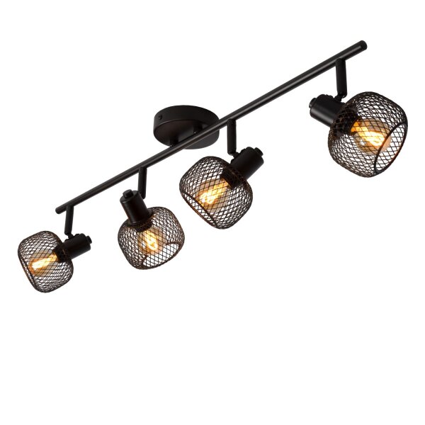 Deckenleuchte schwenkbar verstellbar Metall Schwarz E14