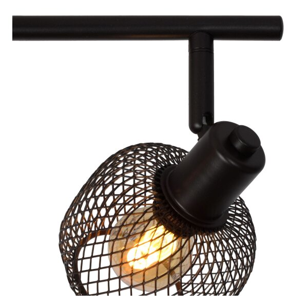 Deckenleuchte schwenkbar verstellbar Metall Schwarz E14