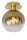 Deckenleuchte Glas Gold Bernstein E27 H:24,5 cm