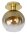 Deckenleuchte Glas Gold Bernstein E27 H:24,5 cm
