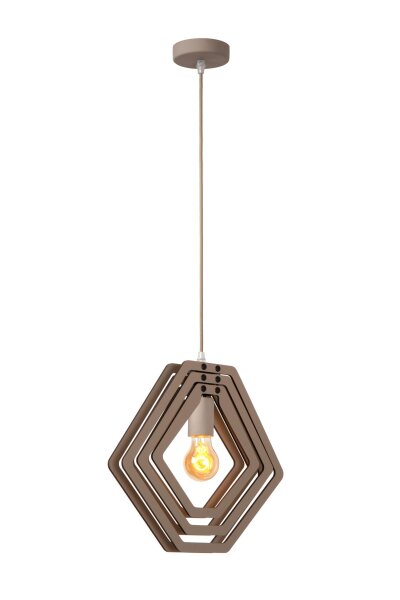 Hängelampe Kinder Taupe Jungen Mädchen E27 L:33,5 cm