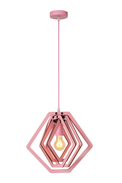 Pendelleuchte Kinder Rosa Mädchen E27 L:33,5 cm