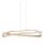 LED Pendelleuchte Aluminium Taupe 2200-3000K L:110 cm