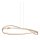 LED Pendelleuchte Aluminium Taupe 2200-3000K L:110 cm
