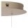 LED Hängelampe Aluminium Taupe CCT 2200-3000K L:140 cm