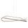 LED Hängelampe Aluminium Taupe CCT 2200-3000K L:140 cm