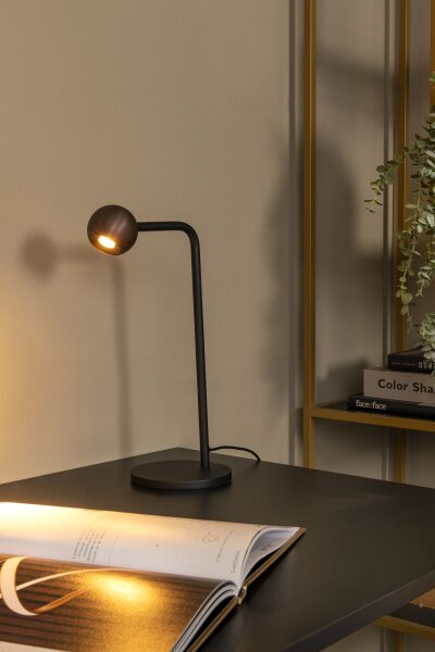LED Tischleuchte dimmbar schwenkbar Kaffeebraun 2700K