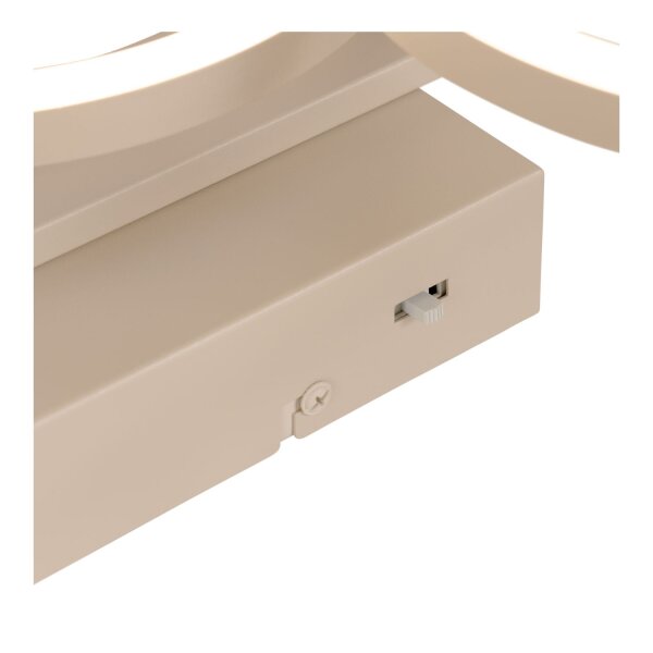 LED Deckenlampe drehbar Taupe CCT 2700-4000K L:132 cm