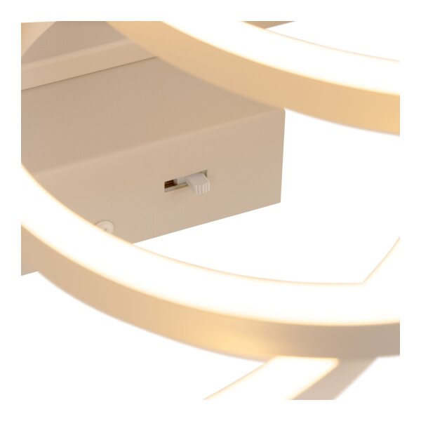 LED Deckenleuchte schwenkbar Taupe 2700-4000K L:170 cm