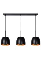 H&auml;ngelampe Metall Schwarz E27 L:104 cm modern
